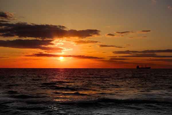 image of a sunset on a beach